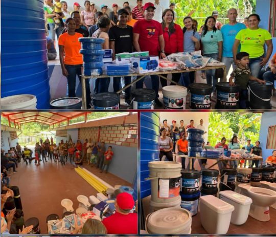 Bricomiles del municipio Andrés Mata recibe materiales para rehabilitar escuelas
